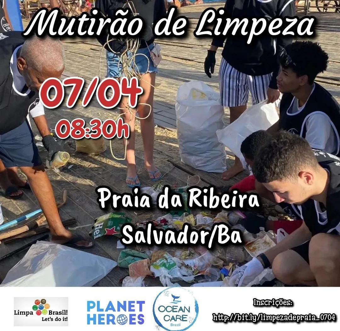 Limpeza de praia Ribeira