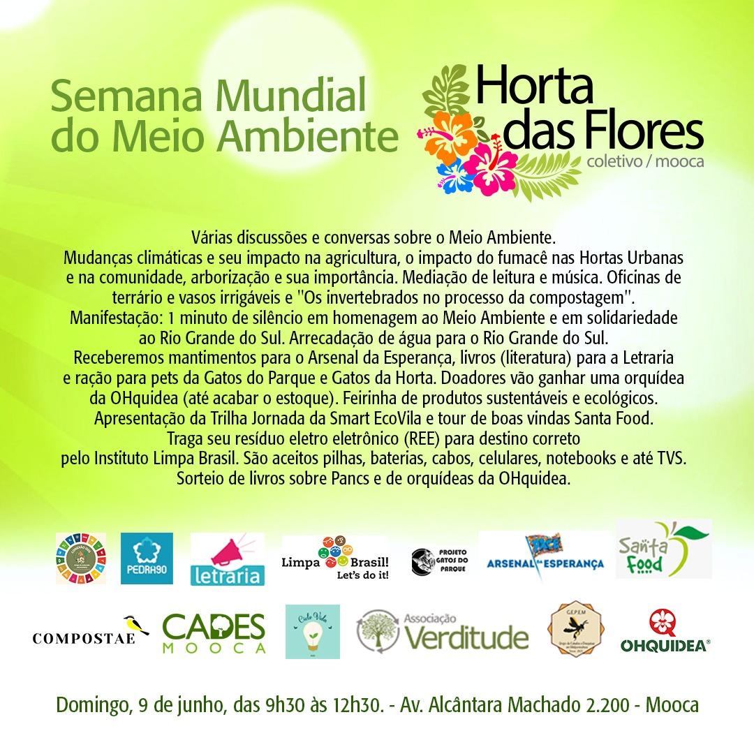 Semana Mundial do Meio Ambiente na Horta das Flores 