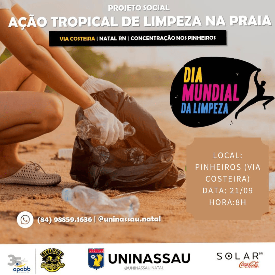 AÇÃO TROPICAL DE LIMPEZA DE PRAIAS 