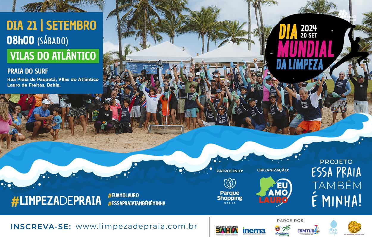 Dia Mundial da Limpeza Bahia - Lauro de Freitas