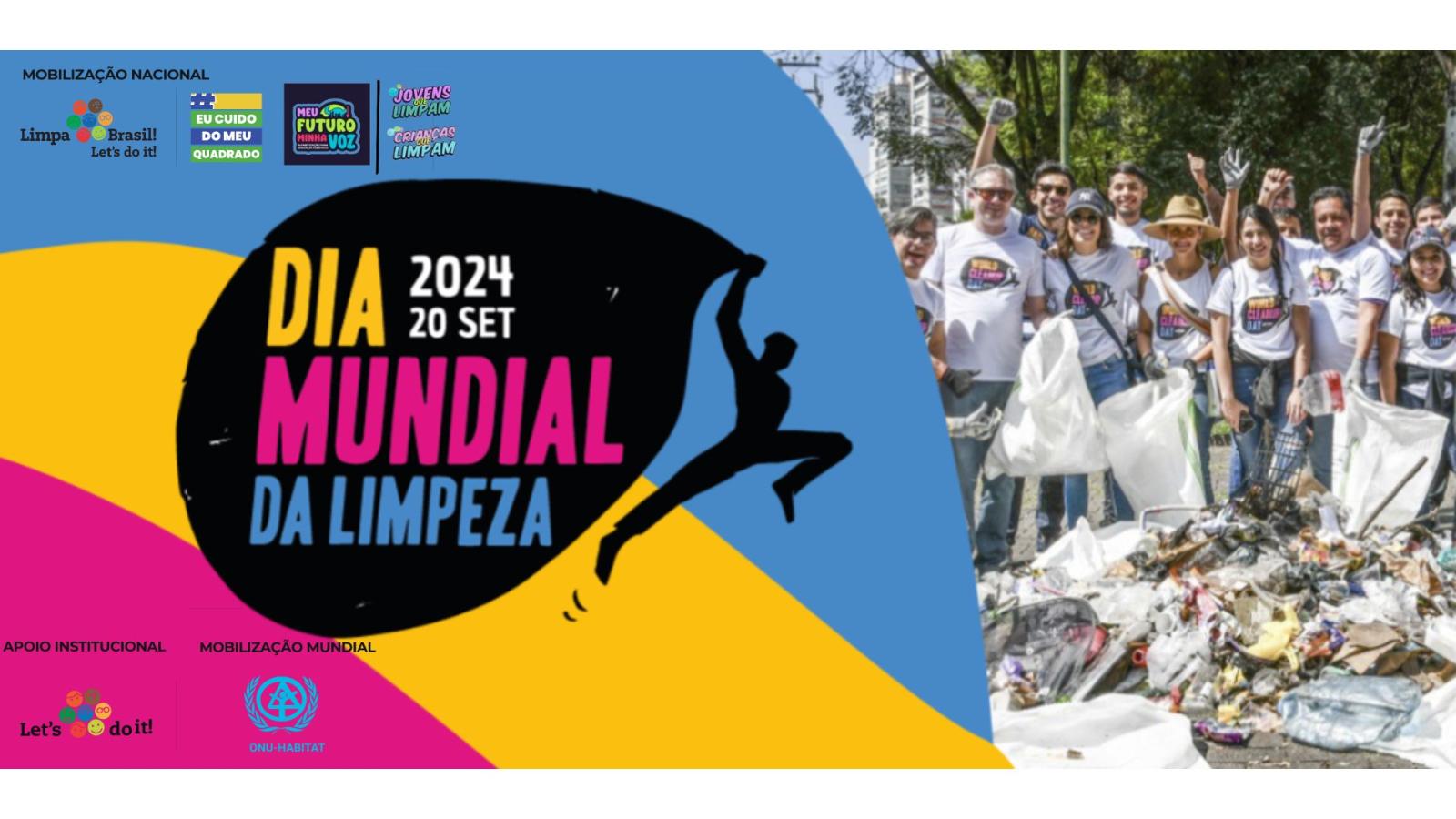 Dia Mundial de Limpeza - Programa Meu Futuro Minha Voz no CCA Karelux