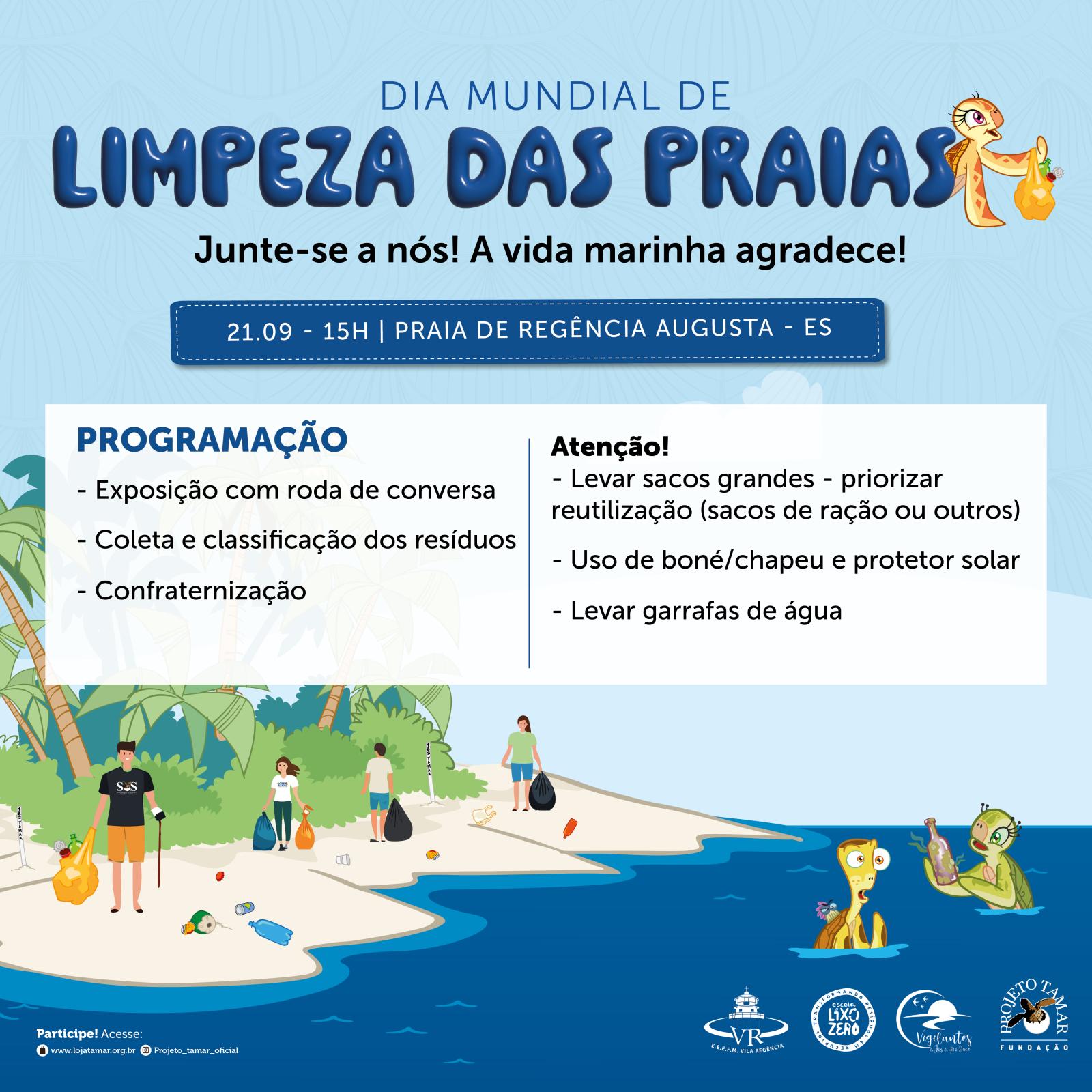 Jogue Limpo com Regência - Nossa Praia É A Vida