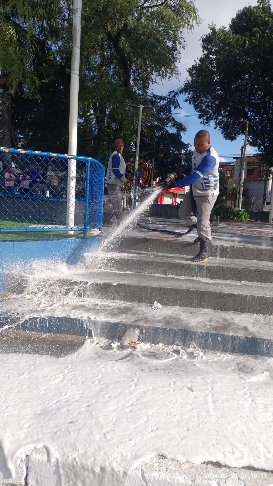 LAVAGEM DO BAIRRO JARDIM SANTO INÁCIO