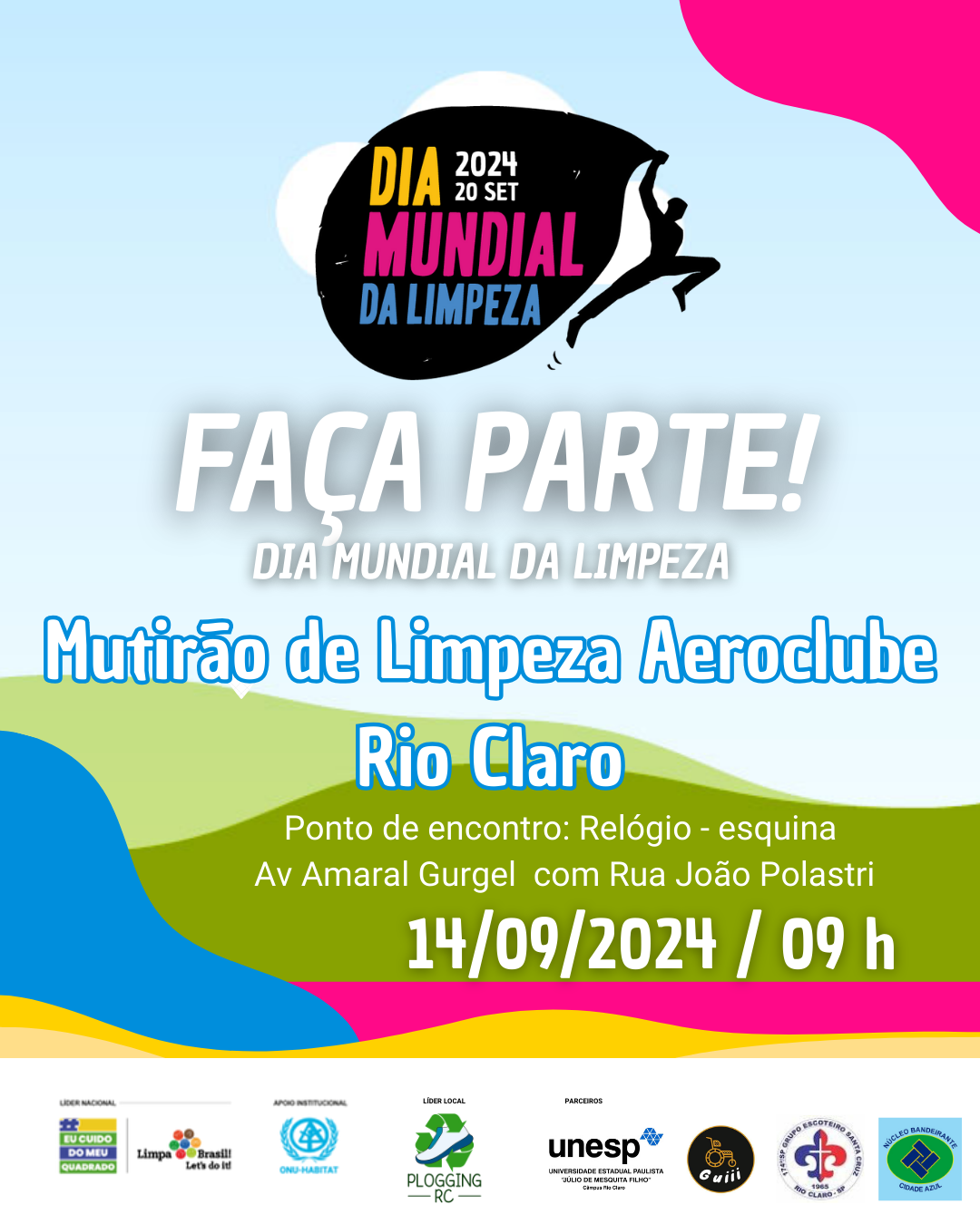 Mutirão de Limpeza -  Aeroclube de Rio Claro