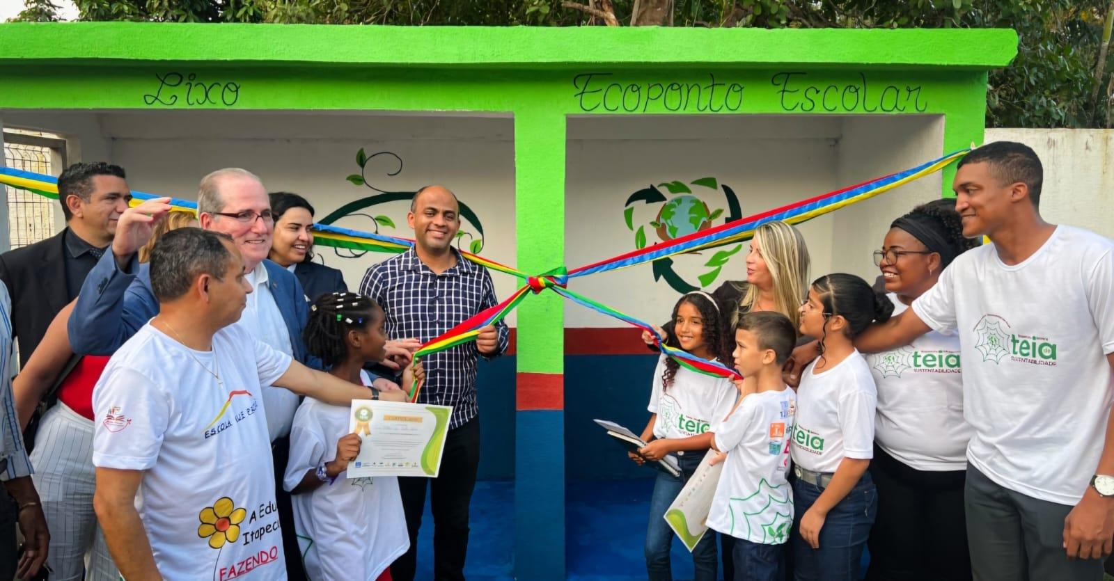 INAUGURAÇÃO DO ECOPONTO NA ESCOLA MILITAR TIRADENTES EM ITAPECURU MIRIM