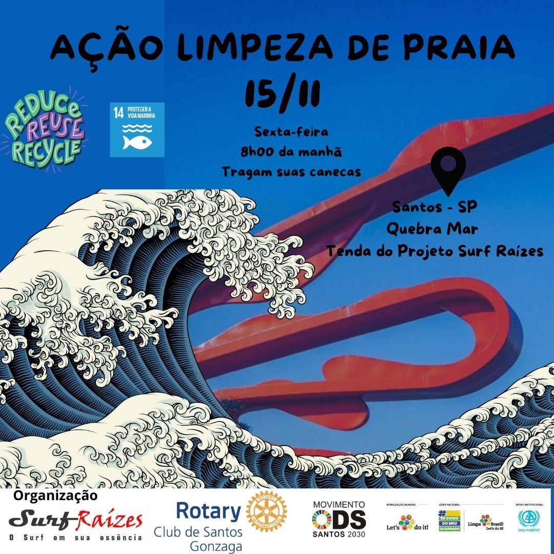 Surf Ambiental - Limpeza de Praia