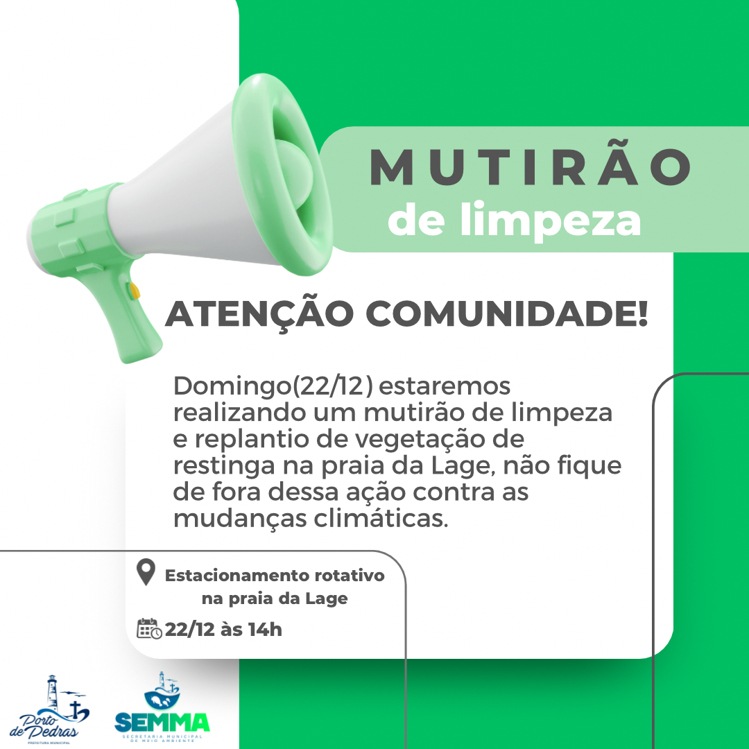 Mutirão de limpeza e replantio de restinga